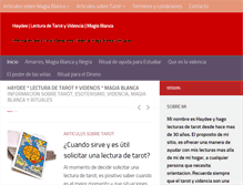 Tablet Screenshot of lecturadetarotyvidencia.com